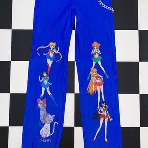 Omighty Weekend Sailor Moon Chain Pants